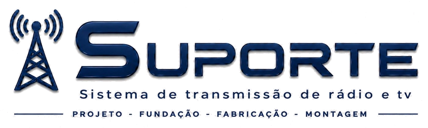 Suporte, projeto, fundação, fabricação e montagem